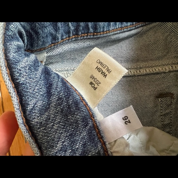 COPY - Reformation | Peyton slit hem high rise boot cut jean | Palermo wash | s… - Picture 11 of 13